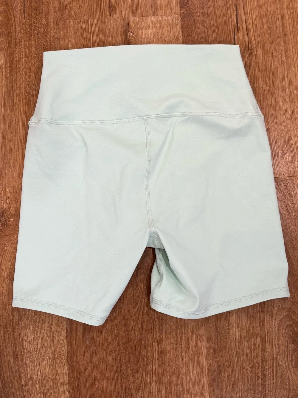 Alo Yoga Mint Green Bike Shorts